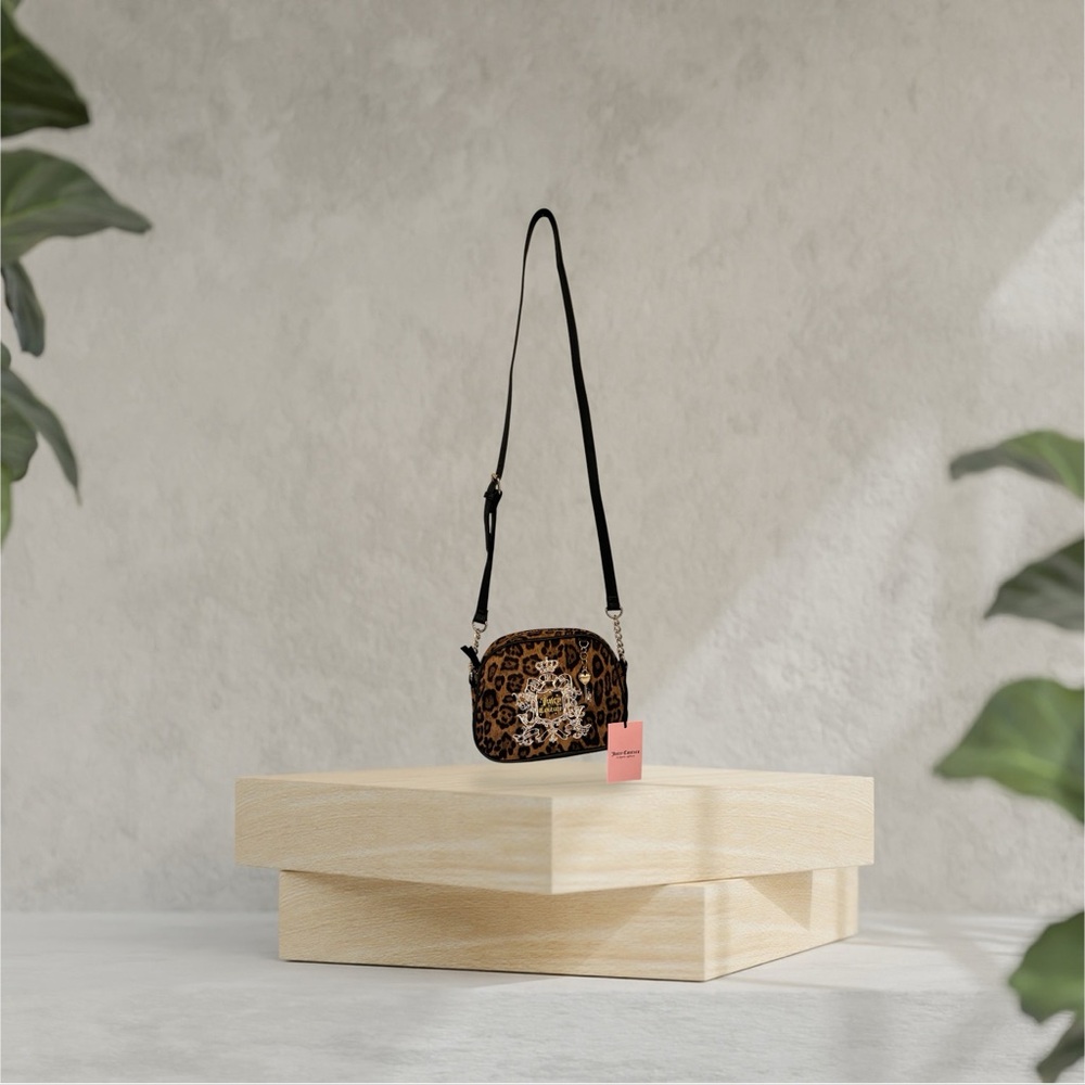 Juicy Couture Leopard Print Crossbody Bag - Picture 14 of 15